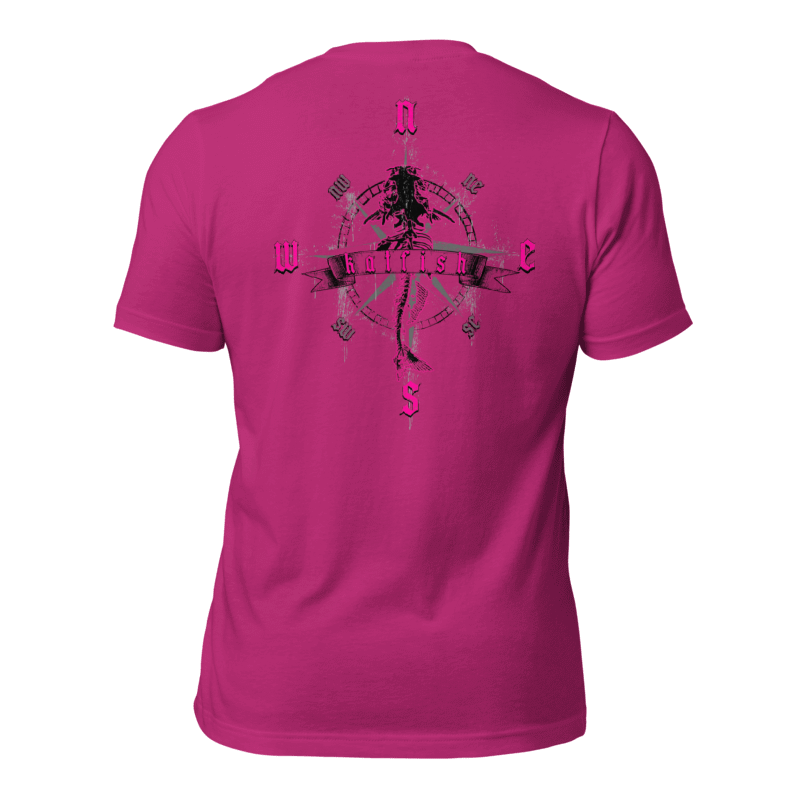 "Skeleton Compass" Tee-Shirts (Neon Pink)