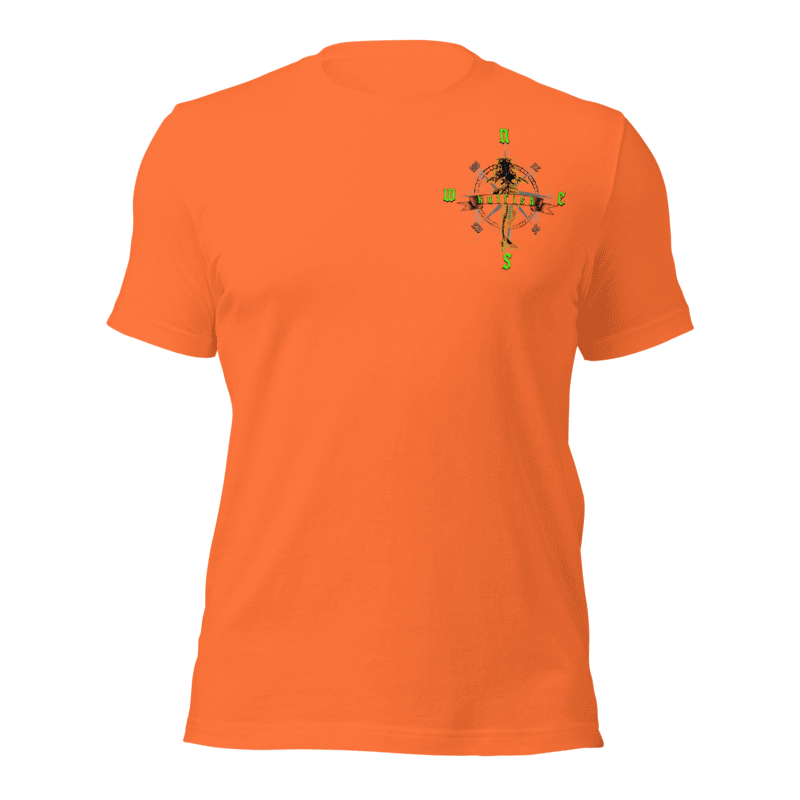 "Skeleton Compass" Tee-Shirts (Neon Green)