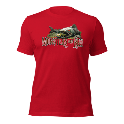 "Monsters are REEL" Tee-Shirts (White Logo)