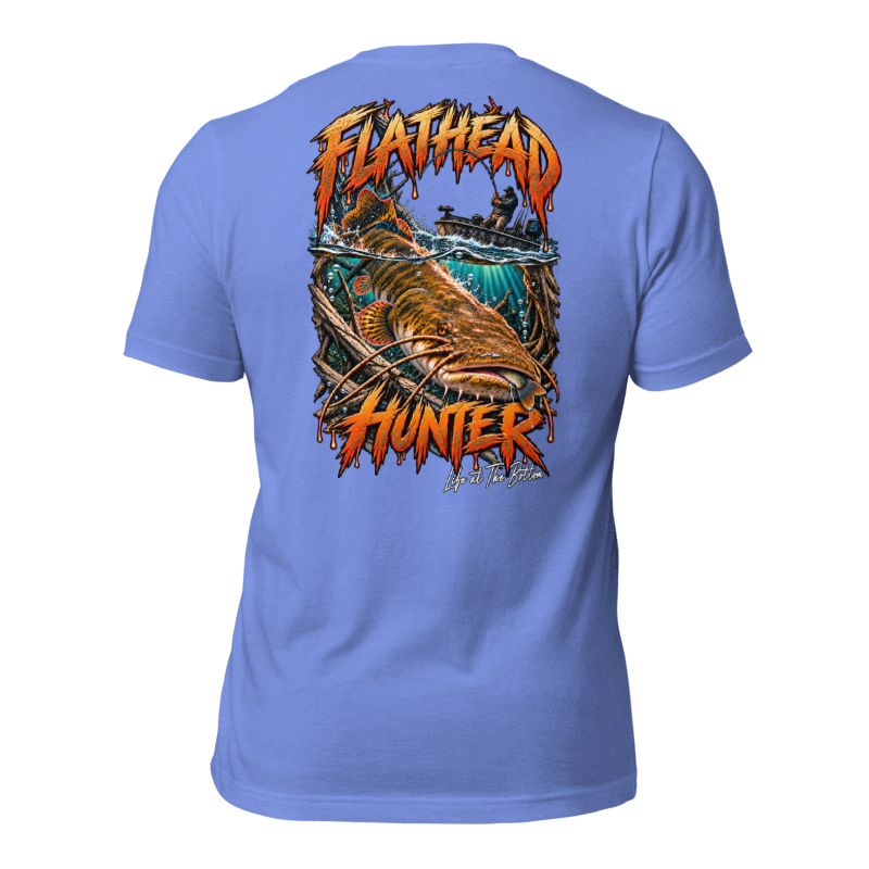 "FLATHEAD Hunter" Catfishing Tee-Shirts