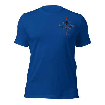 "Skeleton Compass" Tee-Shirts (Neon Orange)