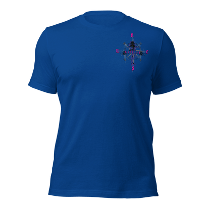 "Skeleton Compass" Tee-Shirts (Neon Pink)