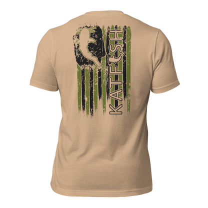 Thrashed FLAG Tee-Shirts (Army)