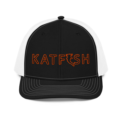 Classic KATFISH Neon Orange Border (Snapback)