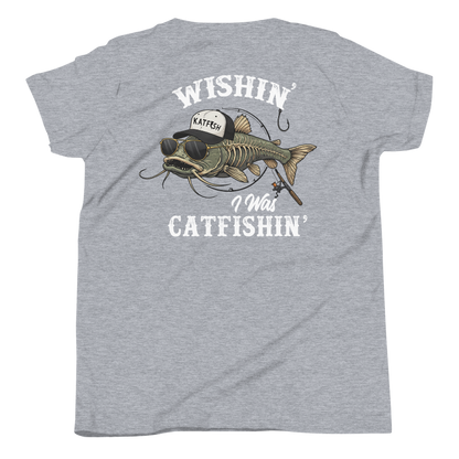 "Wishin I Was Fishin" Youth Tee