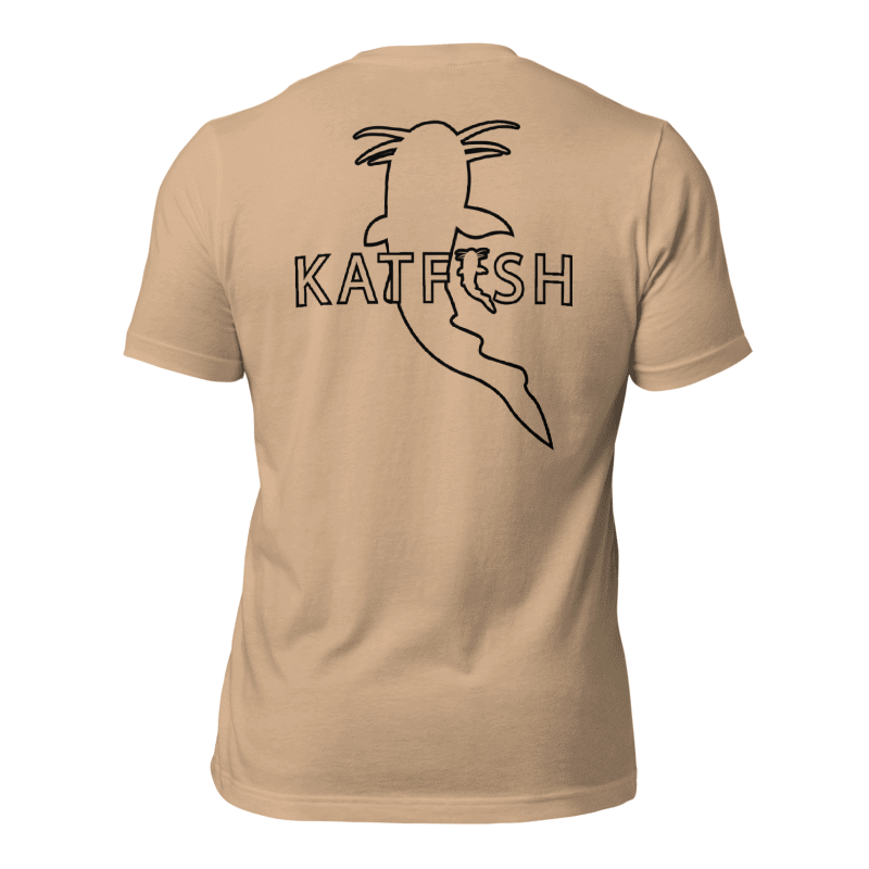"KATFISH Outline" Tee Shirts (Black Logo)