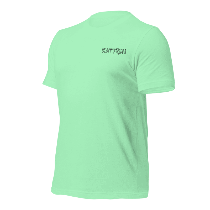 "WISHIN' I WAS CATFISHIN" Tee-Shirts (Black Logo)