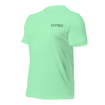 "WISHIN' I WAS CATFISHIN" Tee-Shirts (Black Logo)