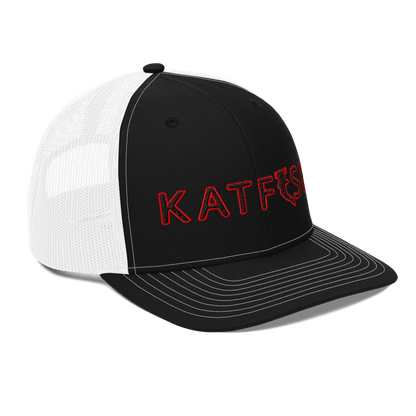 Classic KATFISH BLOOD RED Border (Snapback)