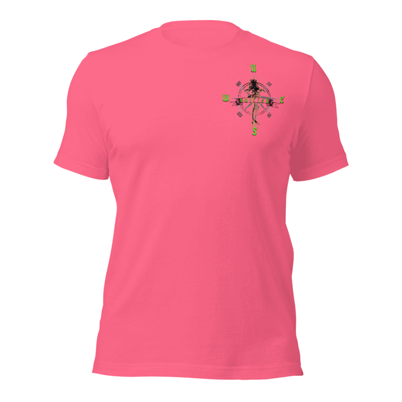 "Skeleton Compass" Tee-Shirts (Neon Green)