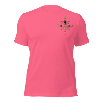 "Skeleton Compass" Tee-Shirts (Neon Green)