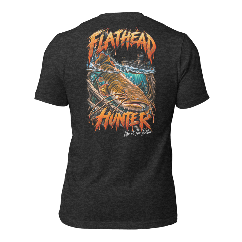 "FLATHEAD Hunter" Catfishing Tee-Shirts