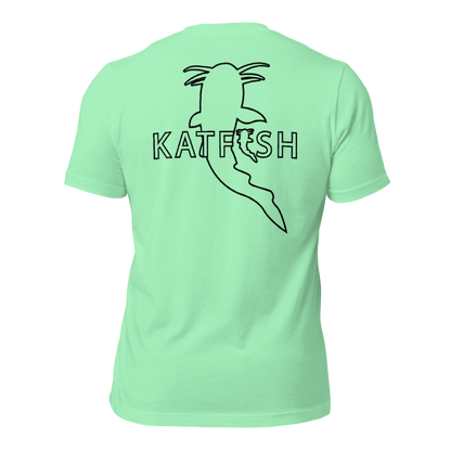 "KATFISH Outline" Tee Shirts (Black Logo)