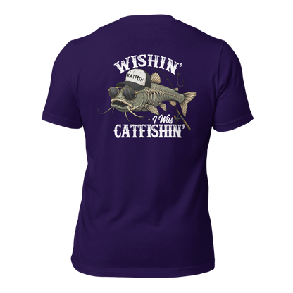 "WISHIN' I WAS CATFISHIN" Tee-Shirts
