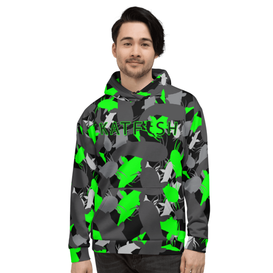 Pre-ORDER NEON GREEN ALL-OVER KAMO Hoodie