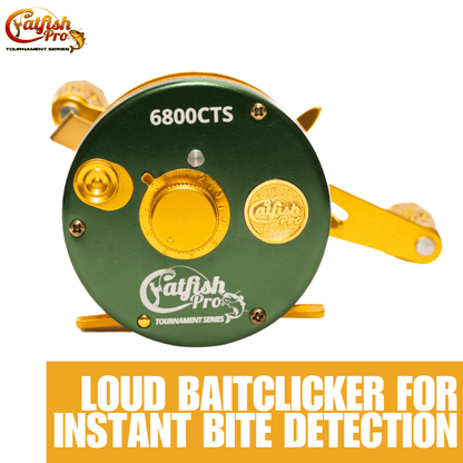 6800 CTS Round Baitcaster Reel