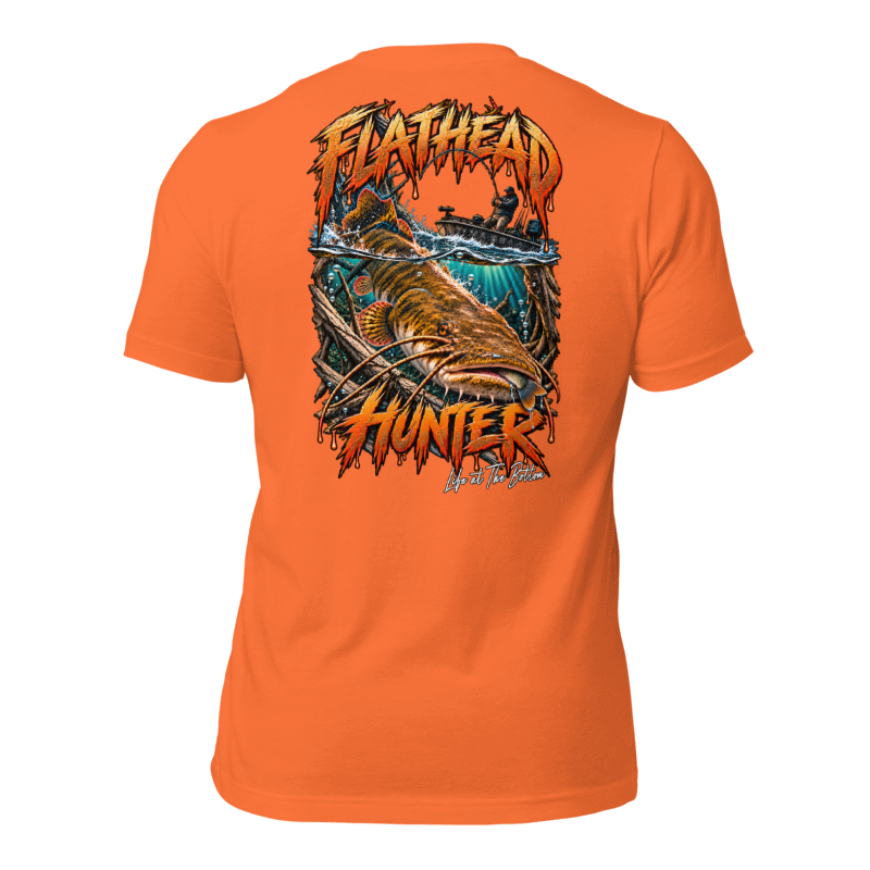 "FLATHEAD Hunter" Catfishing Tee-Shirts