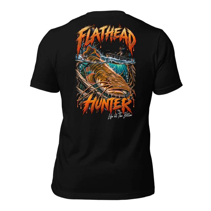 "FLATHEAD Hunter" Catfishing Tee-Shirts