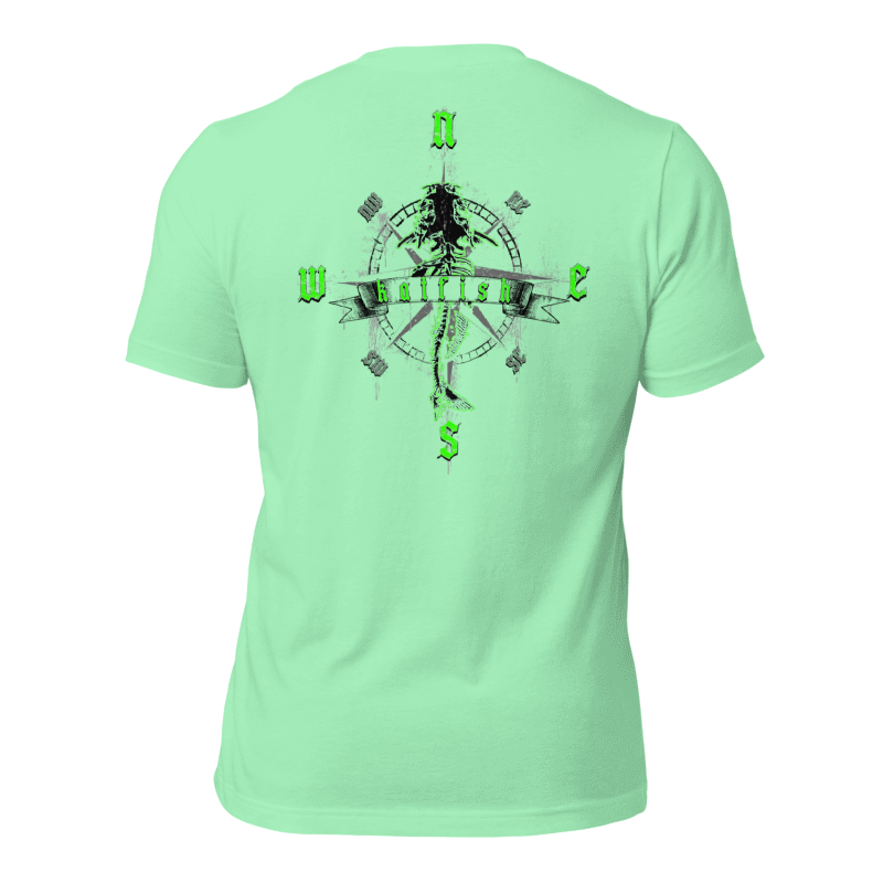 "Skeleton Compass" Tee-Shirts (Neon Green)