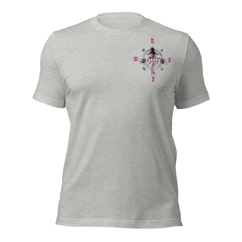 "Skeleton Compass" Tee-Shirts (Neon Pink)