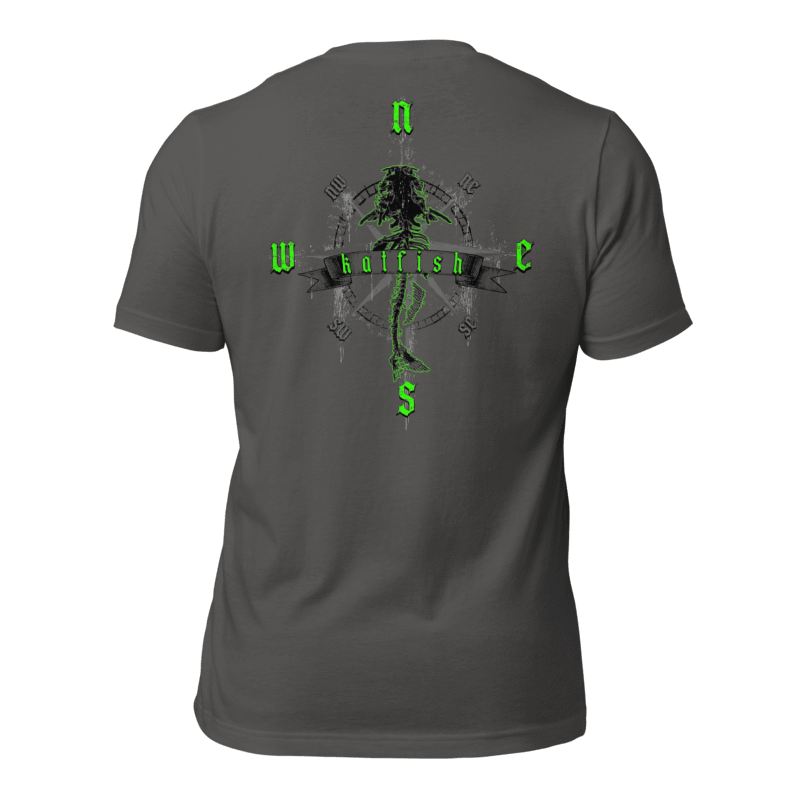 "Skeleton Compass" Tee-Shirts (Neon Green)