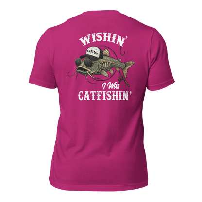 "WISHIN' I WAS CATFISHIN" Tee-Shirts