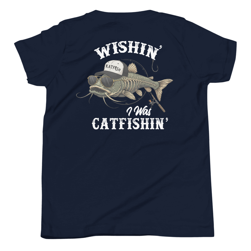 "Wishin I Was Fishin" Youth Tee