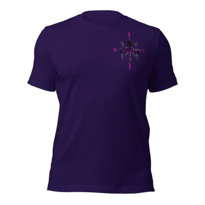 "Skeleton Compass" Tee-Shirts (Neon Pink)