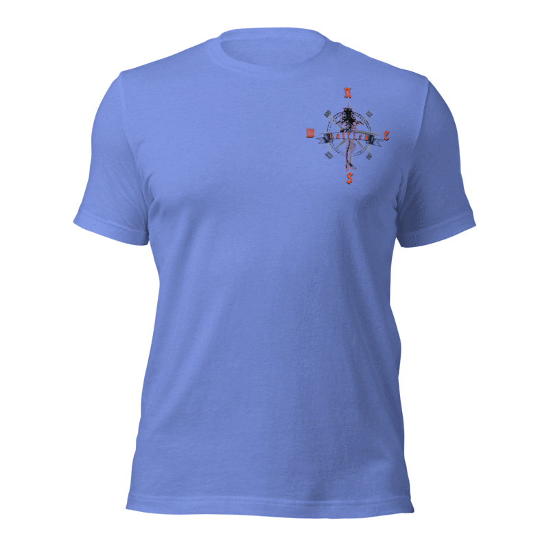 "Skeleton Compass" Tee-Shirts (Neon Orange)
