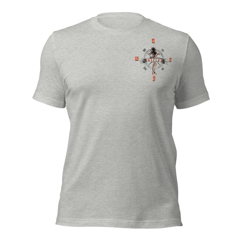 "Skeleton Compass" Tee-Shirts (Neon Orange)