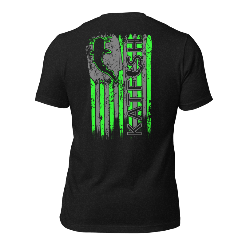 Thrashed Flag Slime Green Tee-Shirt