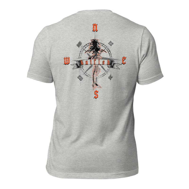 "Skeleton Compass" Tee-Shirts (Neon Orange)