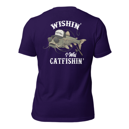 "WISHIN' I WAS CATFISHIN" Tee-Shirts
