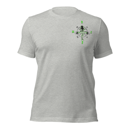 "Skeleton Compass" Tee-Shirts (Neon Green)