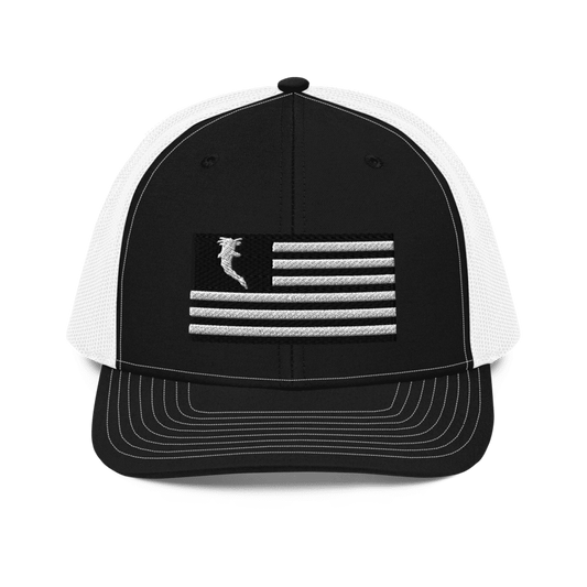 Flag Embroidered BnW (Snapback)