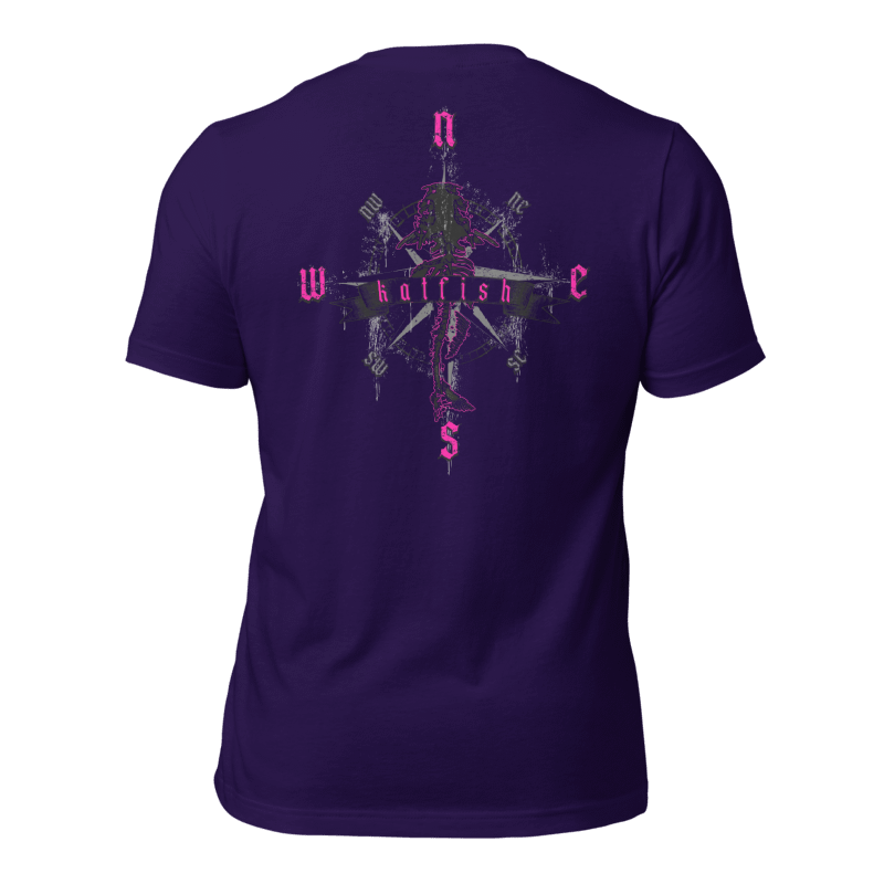 "Skeleton Compass" Tee-Shirts (Neon Pink)