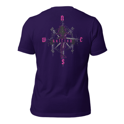 "Skeleton Compass" Tee-Shirts (Neon Pink)