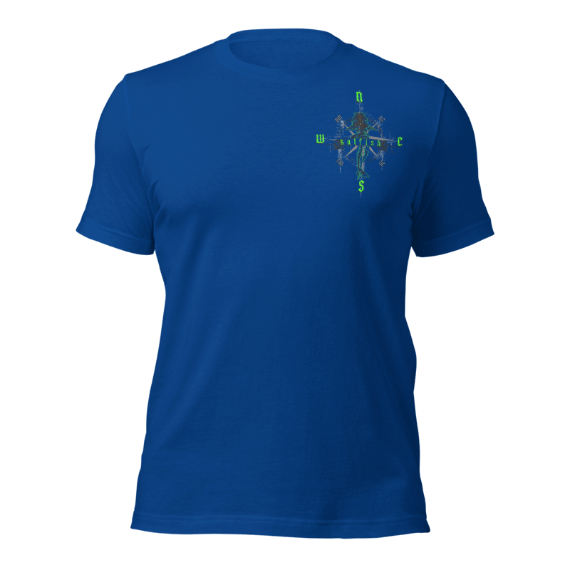 "Skeleton Compass" Tee-Shirts (Neon Green)