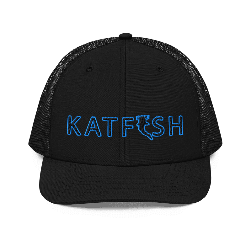 Classic KATFISH Car. Blue Border (Snapback)