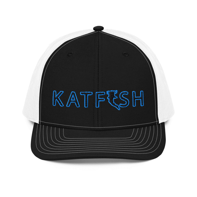 Classic KATFISH Car. Blue Border (Snapback)