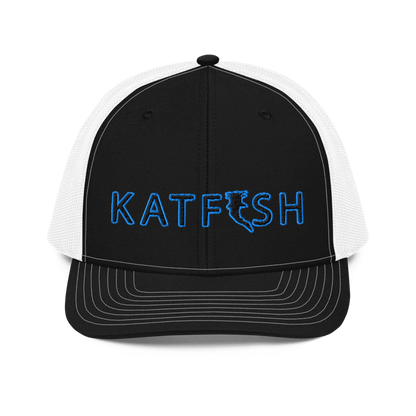 Classic KATFISH Car. Blue Border (Snapback)