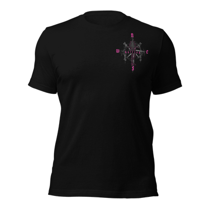 "Skeleton Compass" Tee-Shirts (Neon Pink)
