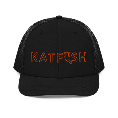 Classic KATFISH Neon Orange Border (Snapback)