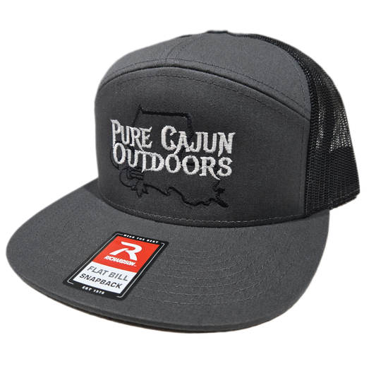 Pure Cajun Outdoors Official (Snapback) Charcoal