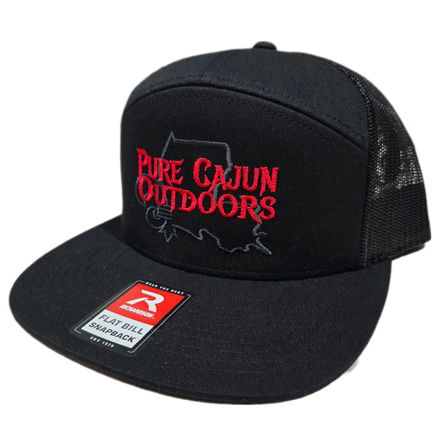 Pure Cajun Outdoors Official (Snapback) Black