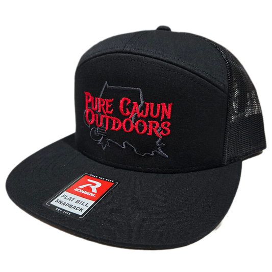 Pure Cajun Outdoors Official (Snapback) Black