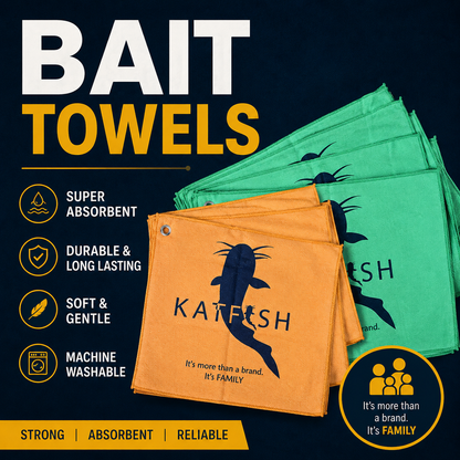 Microfiber Bait Towels (with Grommets)