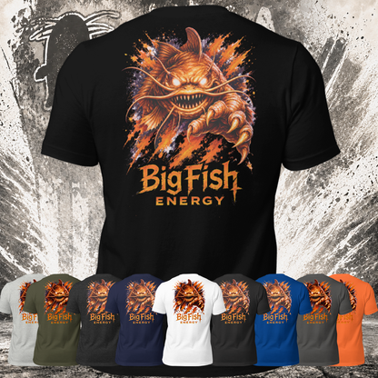 "BIG FISH Energy 2.0" Tee-Shirts (Orange)