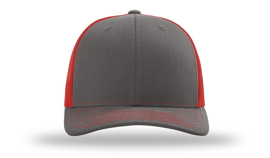 Trucker R112- Charcoal / Red