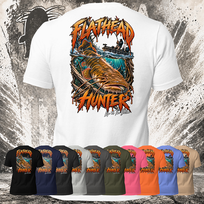 "FLATHEAD Hunter" Catfishing Tee-Shirts